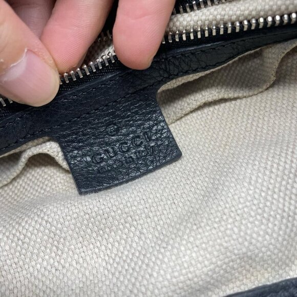 Gucci GG Soho on Chain Medium Shoulder Black Bag 660-82024 - Picture 16 of 16